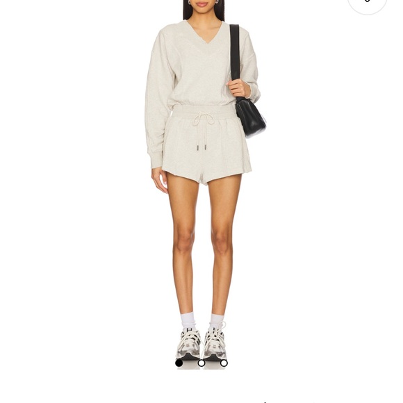 Women's Heather Grey Jumpsuit - Picture 1 of 4